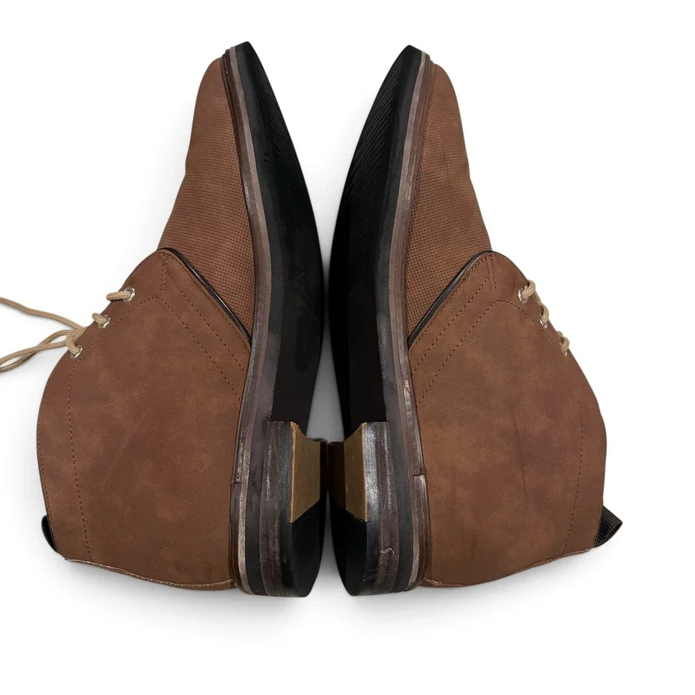 Steve Madden M-Baily Men's 11 M Brown Chukka Boots Lace Up Ankle Dress Casual